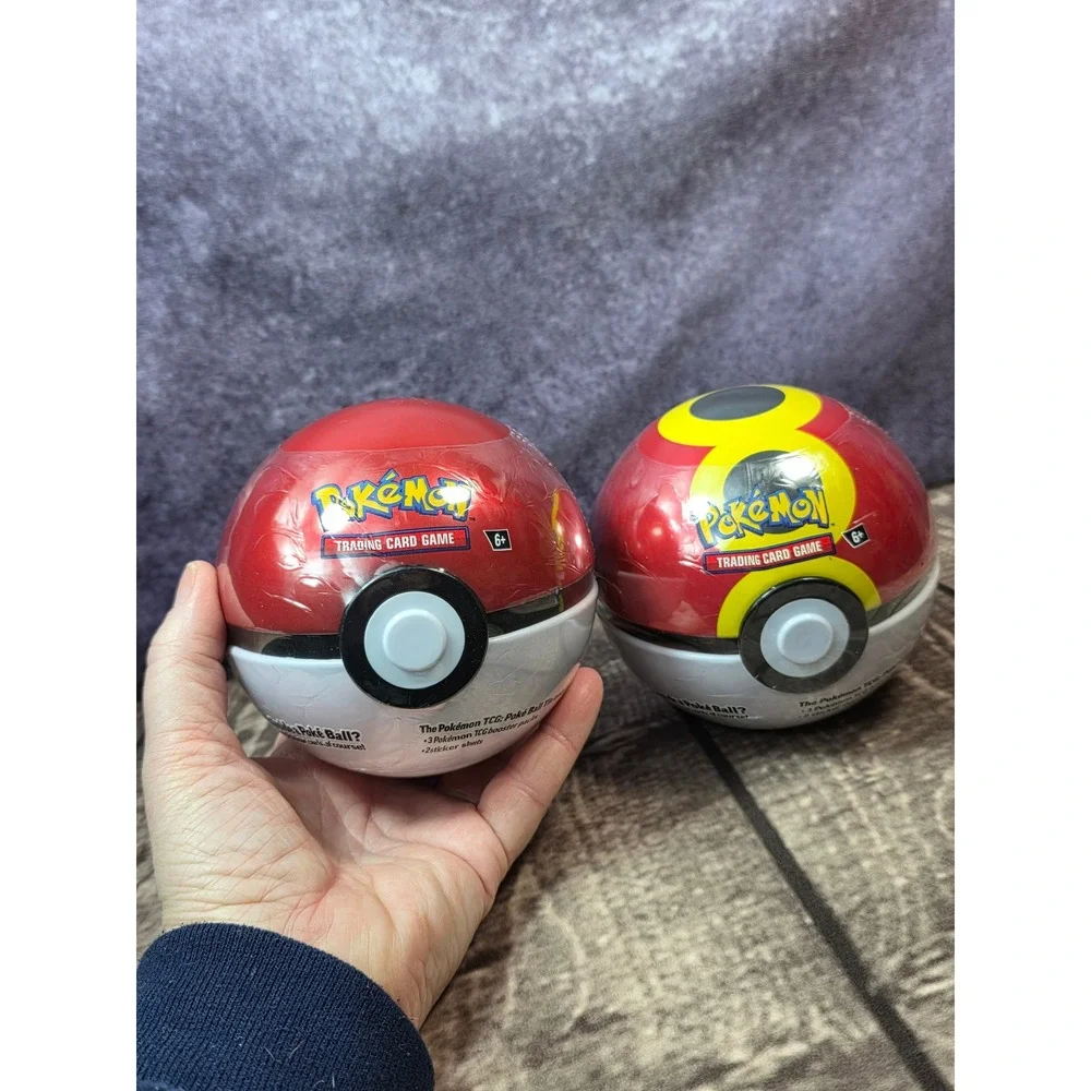 Lot of 2 Poke Ball TCG, Mega Evolution Set 3 Booster Packs 2 Sticker each Sealed